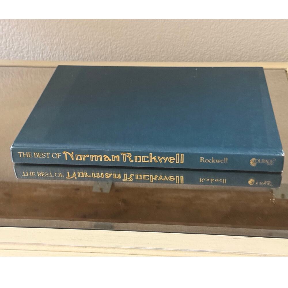 The Best of Norman Rockwell Hardback Book copyright 1988 Courage Books